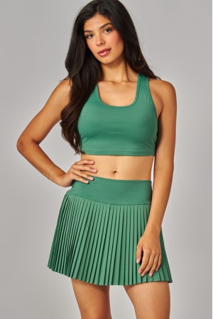ALO-100S<br/>Grand Slam Sharp Pleated Tennis Skirt