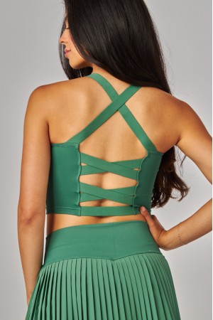 ALO-23B<br/>Airlift Yoga Elastic Cross Back Bra