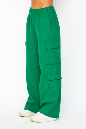 CARGO-C02<br/>Corduroy 4 Pocket Fleece Cargo Pants