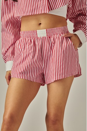 JENNA-02<br/>Pinstripe Boxer Shorts
