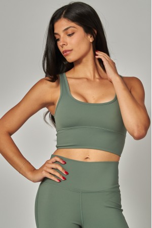 MAYA-Y62<br/>Butter Soft Mini Longline Bra Top