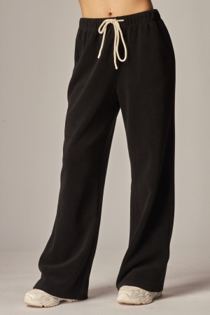 SKYLAR-3P<br/>Cozy Soft Premium Fleece Wide Leg Sweatpants